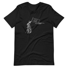 Load image into Gallery viewer, "It'll Be Alright" Rabbit Unisex t-shirt (BLACK HEATHER)