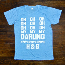 Load image into Gallery viewer, &#39;Darling&#39; Tee (blue) - Handsome and Gretyl
